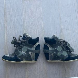 Ash platform sneakers